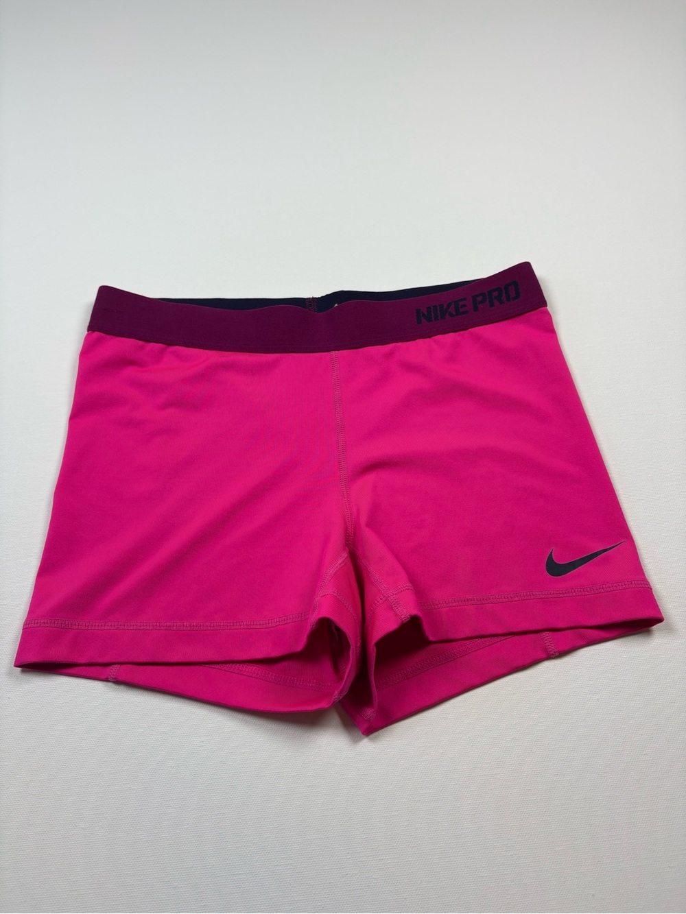 Nike Pro Women's Magenta Athletic Compression Shorts